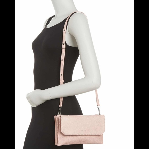 Matt & Nat Dwell Suky Vegan Leather Bag, Pink, NWT - Picture 7 of 15